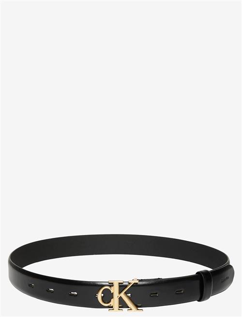 Calvin Klein | Round Ck Buckle 30Mm Belt Smooth | 100