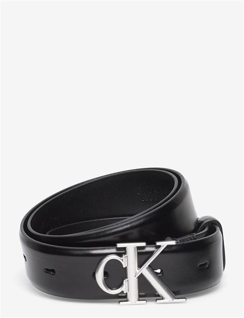 Calvin Klein | Round Ck Buckle 30Mm Belt Smooth | 100