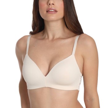 sassa BH Classic Lace Padded Soft Bra Perlhvid polyamid C 90 Dame