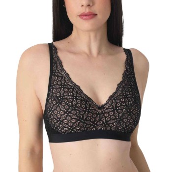 sassa BH Happy Choice Soft Bra Sort polyamid C 80 Dame
