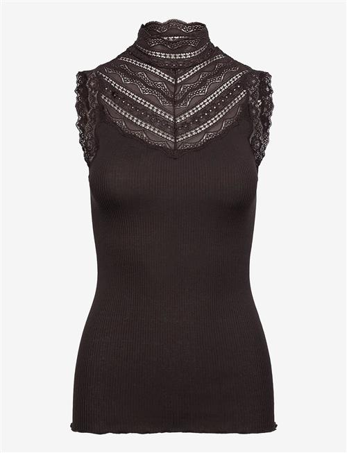 Rosemunde | Rwbenita Silk Sl Turtleneck Lace To | L