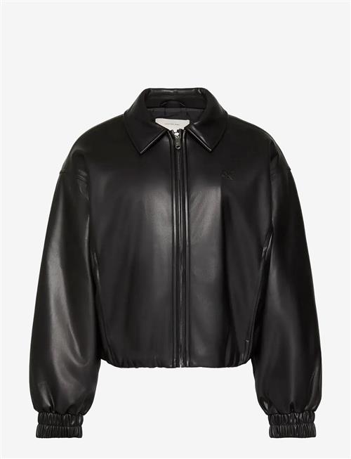 Calvin Klein Jeans | Faux Leather Insulated Bomber | XXL