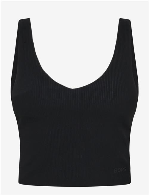 Björn Borg | Studio Ribbed V-Neck Top | S