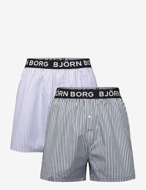 Björn Borg | Cotton Stretch Logo Woven Boxer Shorts 2P | M