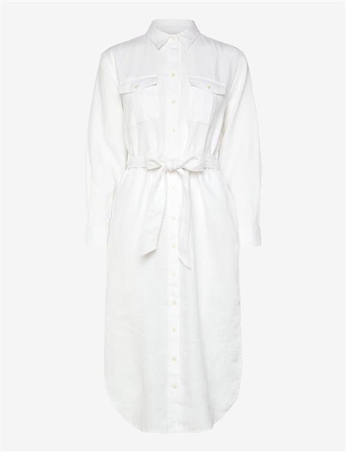 Lauren Ralph Lauren | Belted Linen Midi Shirtdress | 42