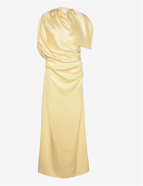 Malina | Cassia Draped Fitted Maxi Dress | 44