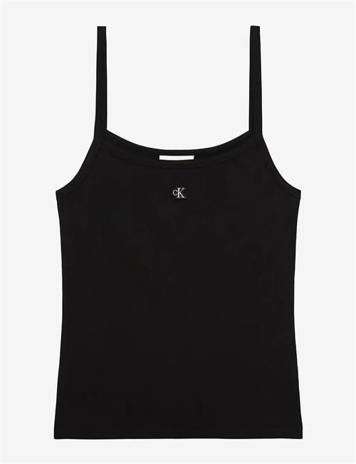 Calvin Klein Jeans | Sl 2X2 Baby Rib Strap Tank | XXS