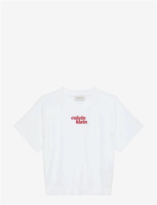 Calvin Klein Jeans | Ss Towel Terry Cropped Sweatshir | M