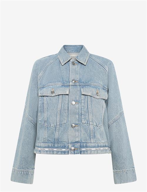 Calvin Klein Jeans | Branded Boxy Denim Jacket Fresh | XS