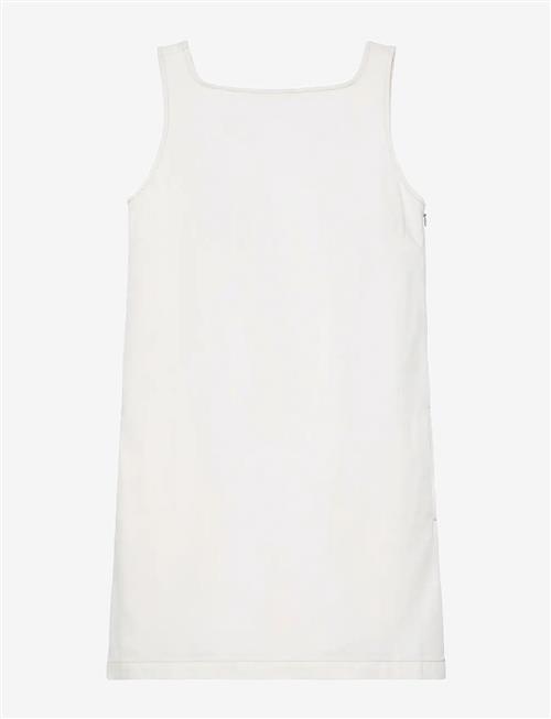 Calvin Klein Jeans | V- Neck Denim Shift Dress Chalk | L