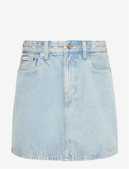 Calvin Klein Jeans | Branded Mini Skirt Fresh Water | 31