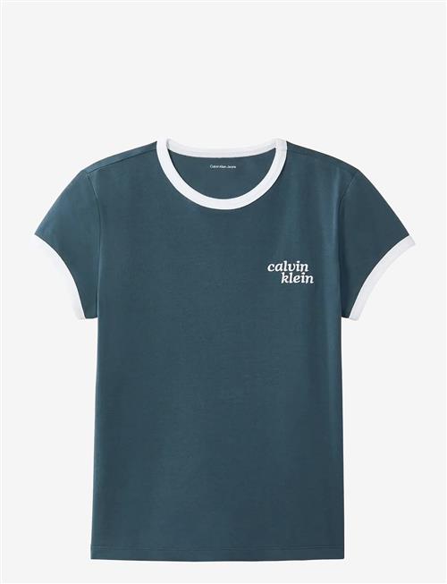 Calvin Klein Jeans | Ss Slim Logo Ringer Tee | M