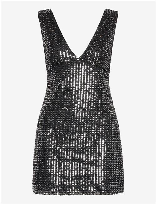 Malina | Ellen Sequin Deep V Mini Dress | 48