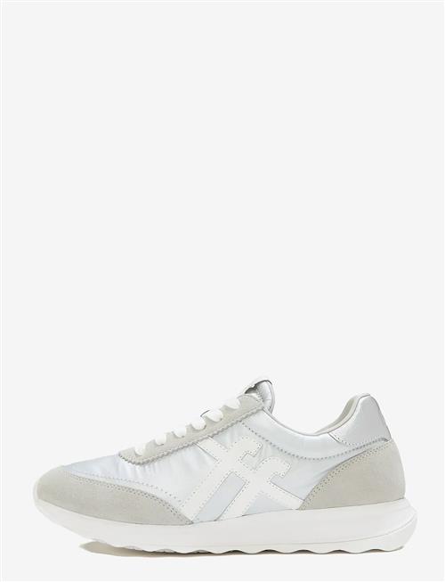 FitFlop | Retro-Q Ff Metallic-Fabric/Suede Sneakers | 38
