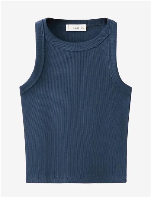 Mango | Ribbed Cotton-Blend Top | 152