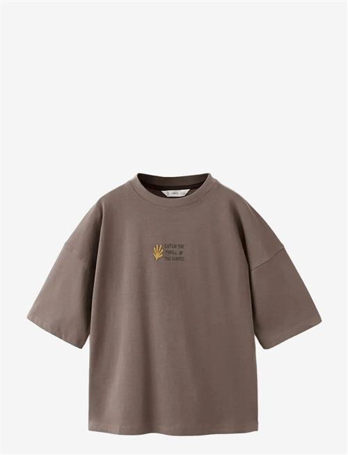 Mango | Printed Cotton-Blend T-Shirt | 140