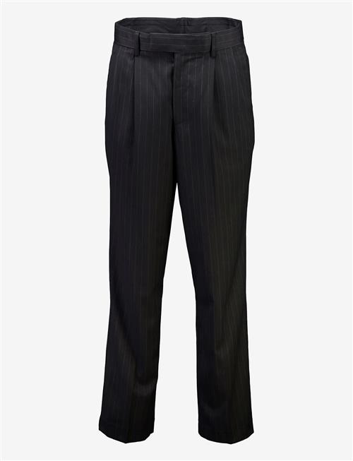 Lindbergh | Striped Pleated Wide Fit Pants | L