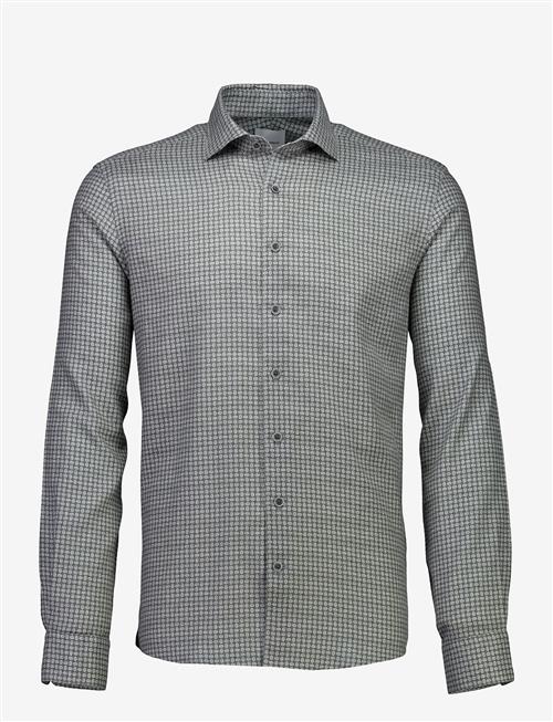Lindbergh Black | 1927: Cashmere Touch Twilll Aop Shirt Wf L/S | XXXL