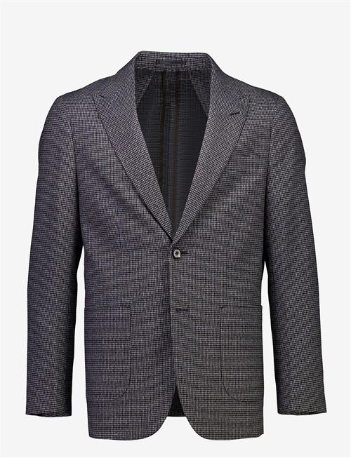 Lindbergh Black | Dobby Check Superflex Unstructured Blazer | 48