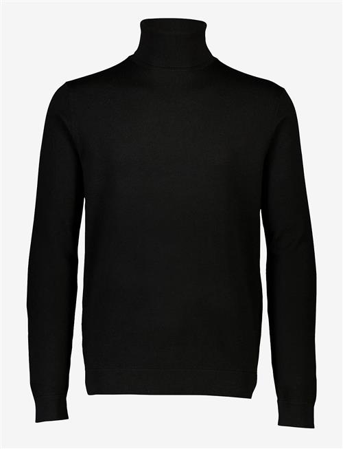 Lindbergh Black | 100  Merino Roll Neck Knit | L