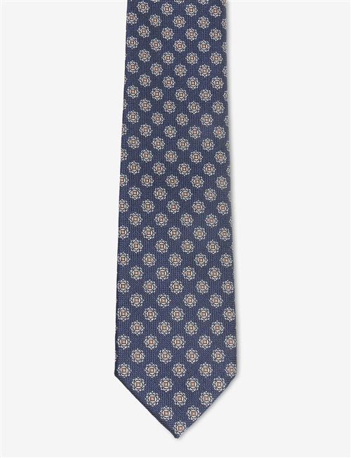 Lindbergh | Polyester Tie With Pattern 7 Cm | ONE SIZE