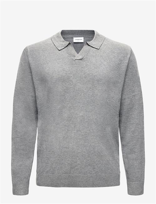 Lindbergh | Soft Viscose Blend V-Neck Polo | S
