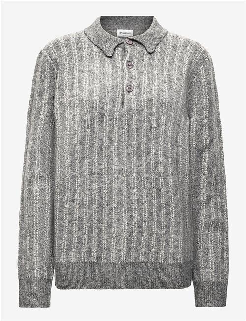 Lindbergh | Jacquard Knitted L/S Polo Cardigan | L