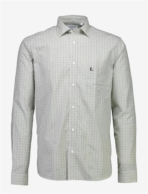 Lindbergh | Plain Small Checked Shirt L/S | XL