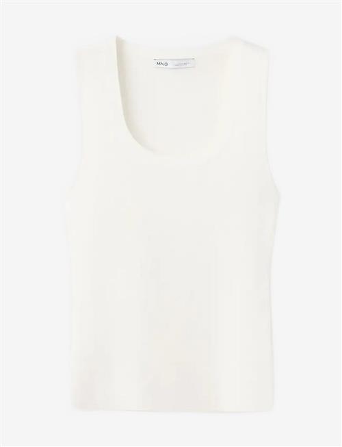 Mango | Round-Neck Knitted Top | XS