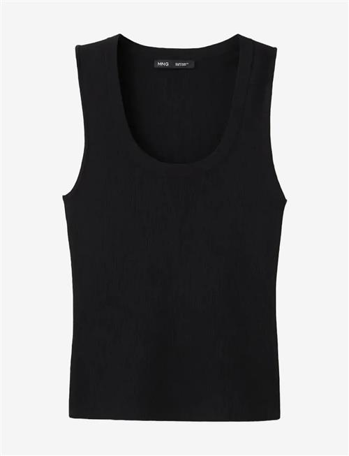 Mango | Round-Neck Knitted Top | L