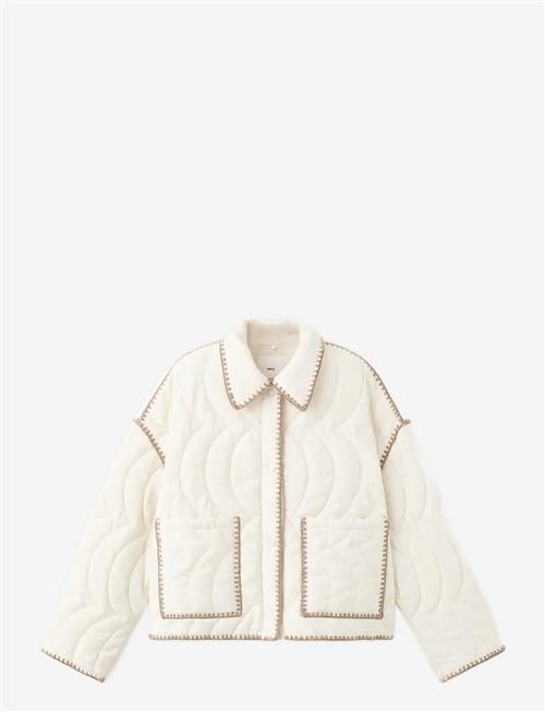 Mango | Contrast Piping Quilted Jacket | XL