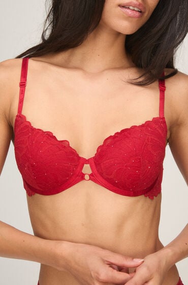 Hunkemöller Polstret Bøjle-BH Erica Rød