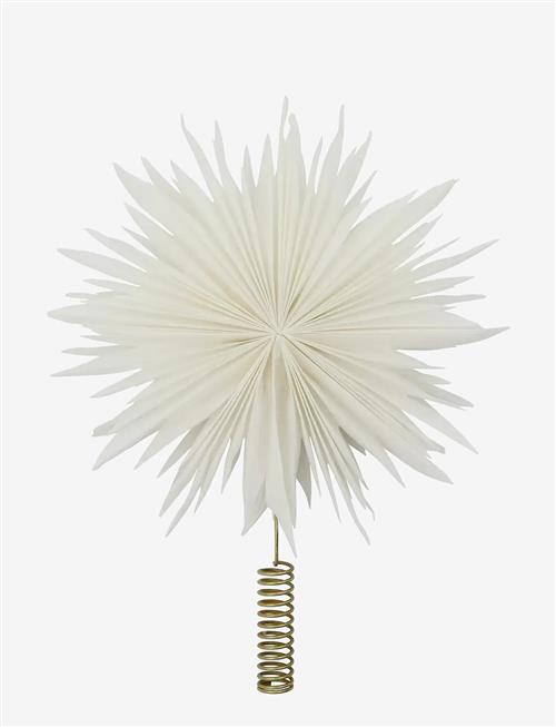house doctor | Top Star, Hdgant, White, Brass Fini | 28X28X38CM