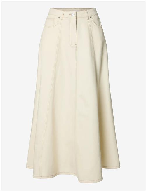 Selected | Slftenna Hw Long Denim Skirt | 36