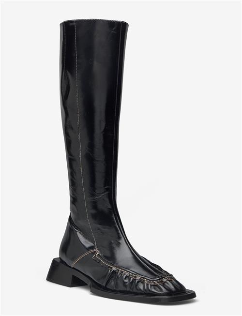 MIISTA | Pats Raw Black Boots | 39