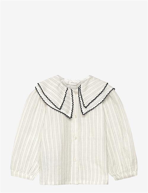 Mango | Striped Blouse With Peter Pan Collar | 4-5