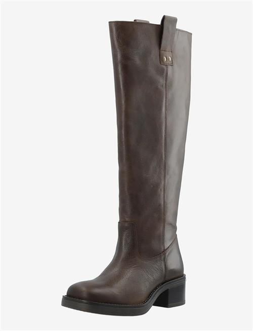 Bianco | Biamary Knee High Pull On Boot Pull Up Leather | 37