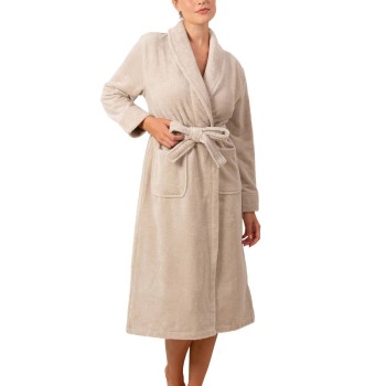 Trofé Trofe Terry Robe Beige X-Large Dame