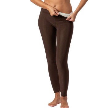 Trofé Trofe Thermal Leggings Brun polyester Large Dame