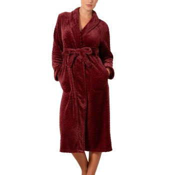 Trofé Trofe Zig Zag Robe Vinrød  polyester Large Dame