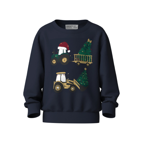 NAME IT Sweatshirt Voluf Navy Blazer Excavator