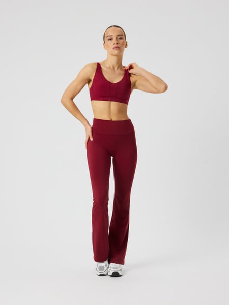 Björn Borg Borg Flare Tights Tall Rød, XS