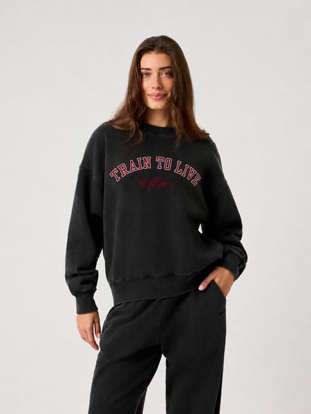 Björn Borg Studio Oversized Sweatshirt Sort, M
