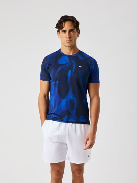 Björn Borg Ace Printed T-shirt Blå, XXL