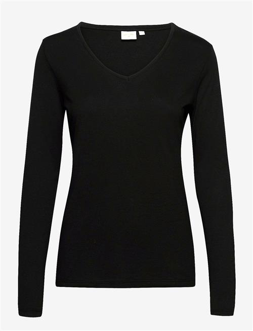 Cream | Naia Long Sleeve T-Shirt | L