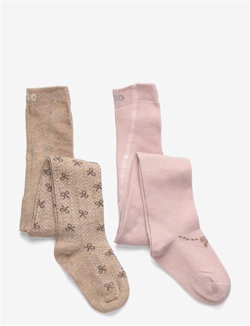 Minymo | Stockings W. Pattern (2-Pack) | 140\146