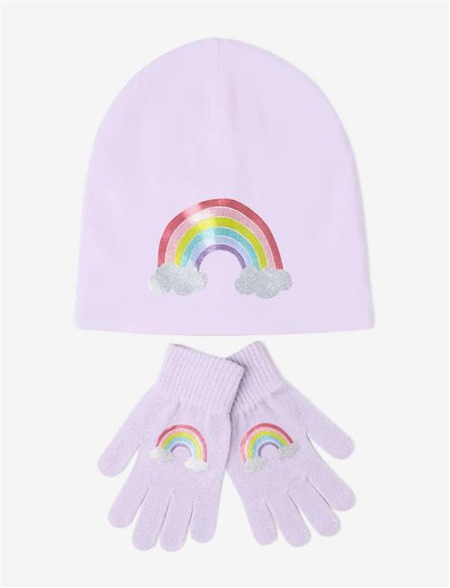 Lindex | Jersey Beanie And Magic Gloves | 2-4