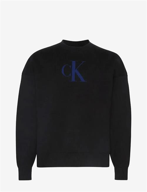 Calvin Klein Jeans | Ls Cttn Cashmere 3D Logo Crwnk S | XXL