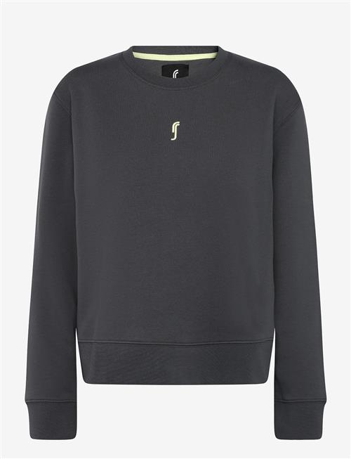 RS Sports | Women's Paris Sweatshirt (Deep Grey/Ace Yellow,L,St) | S
