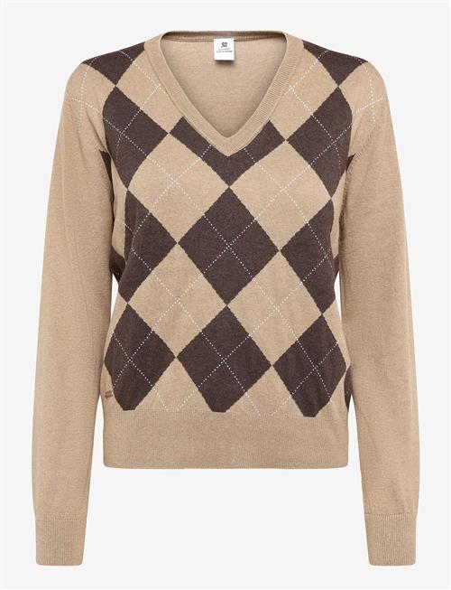 Daily Sports | Argyle V-Neck Pullover | XL
